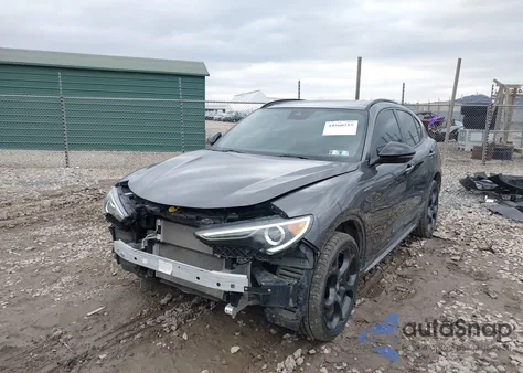 2022 Alfa Romeo Stelvio Veloce Ti Awd from USA, damaged, VIN ZASPAKBN3N7D38112